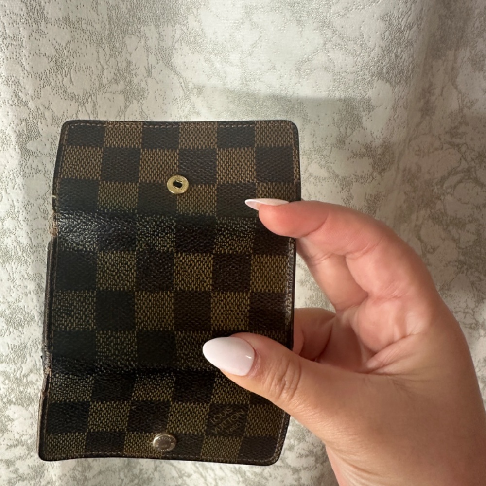 LOUIS VUITTON DAMIER EBENE 4 KEY HOLDER Authentic - Picture 3 of 13